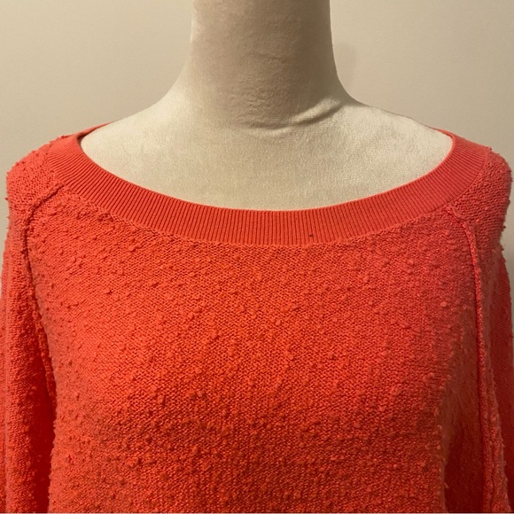 Free People Small Coral Found My Friend Pullover Sweater - Picture 11 of 13